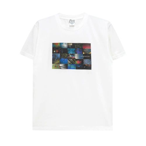 COLOR COMMUNICATIONS T-SHIRT カラーコミュニケーションズ Tシャツ TRAJECTORY PHOTO WHITE スケートボード スケボー 