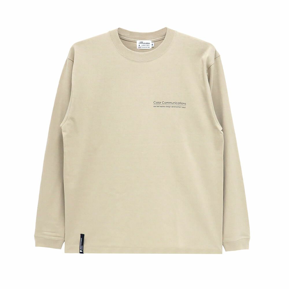 COLOR COMMUNICATIONS LONG SLEEVE カラーコミュニケーションズ ロングスリーブTシャツ RE-LETTER 2012 STONE スケートボード スケボー 1