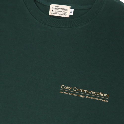 COLOR COMMUNICATIONS LONG SLEEVE カラーコミュニケーションズ ロングスリーブTシャツ RE-LETTER 2012 DARK GREEN スケートボード スケボー 2