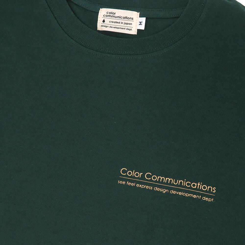 COLOR COMMUNICATIONS LONG SLEEVE カラーコミュニケーションズ ロングスリーブTシャツ RE-LETTER 2012 DARK GREEN スケートボード スケボー 2