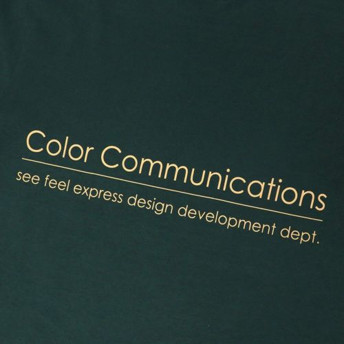 COLOR COMMUNICATIONS LONG SLEEVE カラーコミュニケーションズ ロングスリーブTシャツ RE-LETTER 2012 DARK GREEN スケートボード スケボー 3