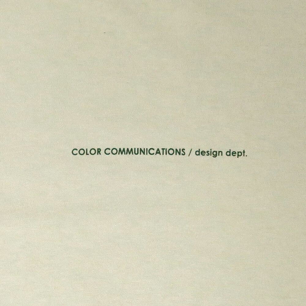 COLOR COMMUNICATIONS LONG SLEEVE カラーコミュニケーションズ 7分袖Tシャツ WAWA OWL EMB LETTER STONE スケートボード スケボー 3