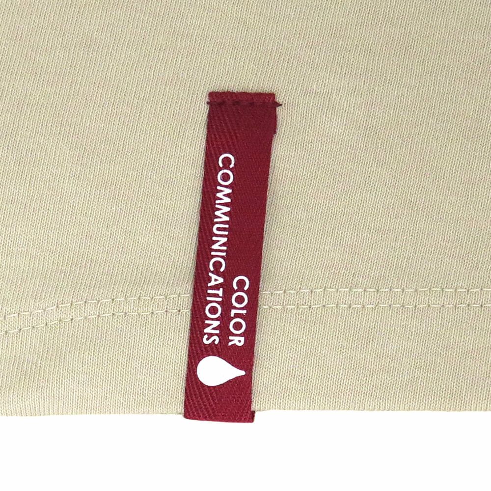 COLOR COMMUNICATIONS LONG SLEEVE カラーコミュニケーションズ 7分袖Tシャツ WAWA OWL EMB LETTER STONE スケートボード スケボー 5