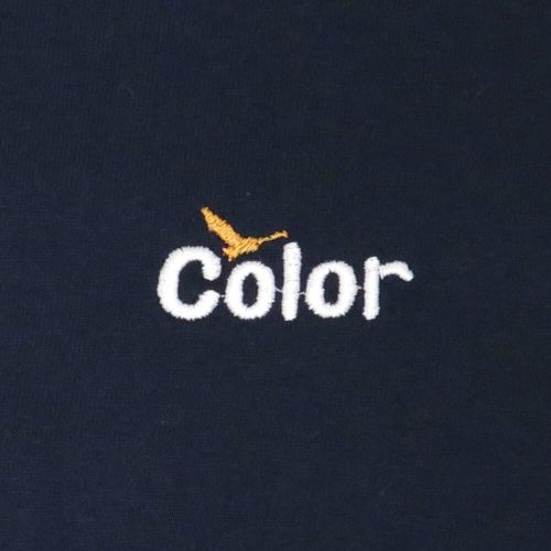 COLOR COMMUNICATIONS LONG SLEEVE カラーコミュニケーションズ 7分袖Tシャツ WAWA OWL EMB LETTER NAVY スケートボード スケボー 2