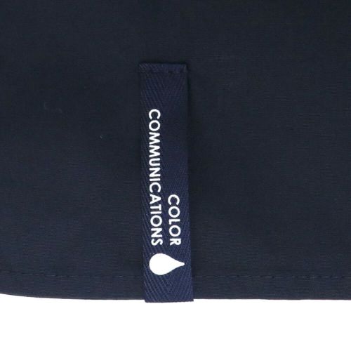 COLOR COMMUNICATIONS SHORT SLEEVE SHIRTS カラーコミュニケーションズ 半袖シャツ DRIP EMB TC TWILL DARK NAVY スケートボード スケボー 4