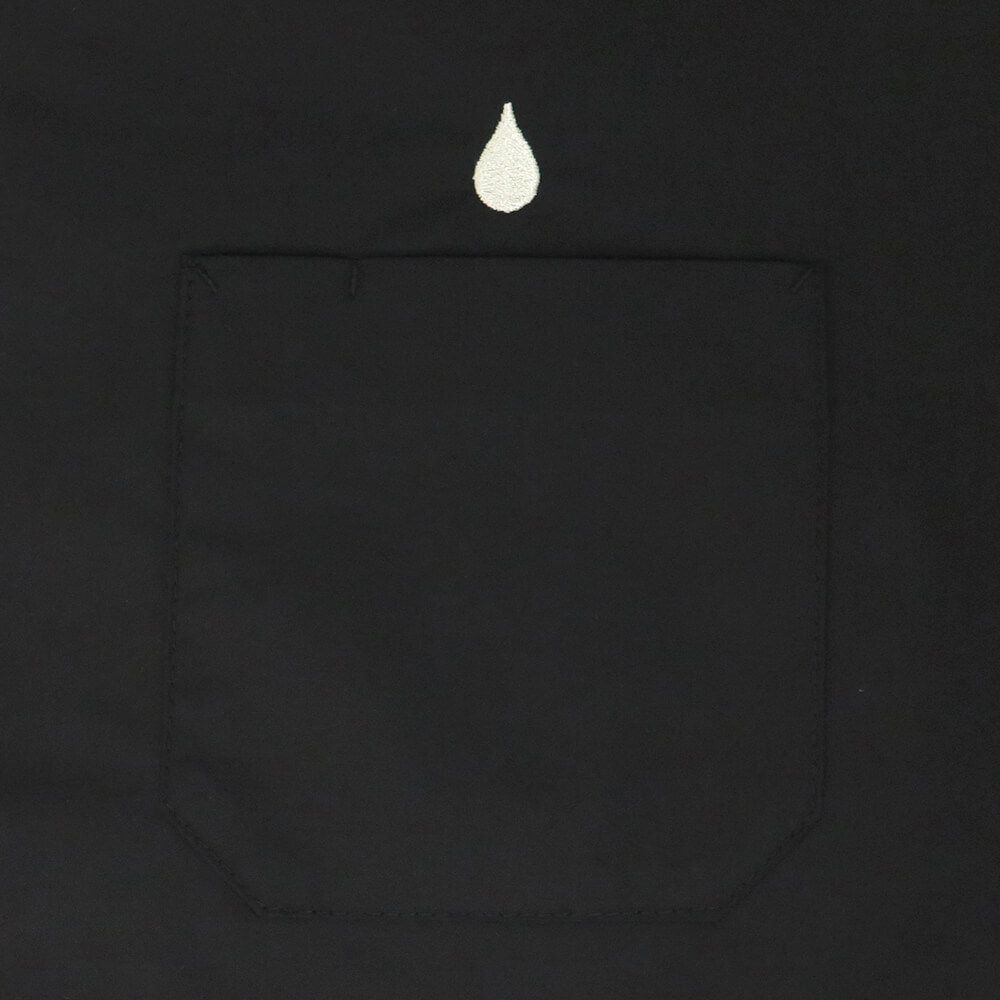 COLOR COMMUNICATIONS SHORT SLEEVE SHIRTS カラーコミュニケーションズ 半袖シャツ DRIP EMB TC TWILL BLACK スケートボード スケボー 2