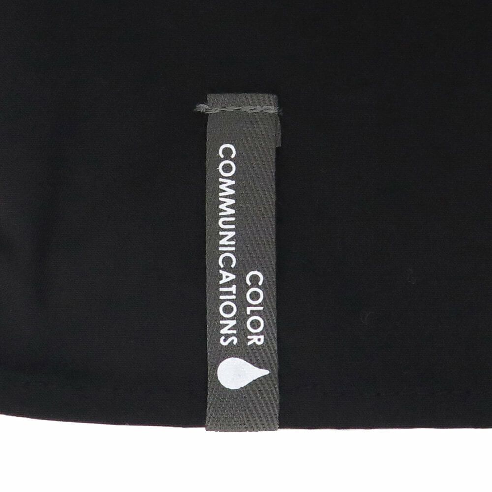 COLOR COMMUNICATIONS SHORT SLEEVE SHIRTS カラーコミュニケーションズ 半袖シャツ DRIP EMB TC TWILL BLACK スケートボード スケボー 4