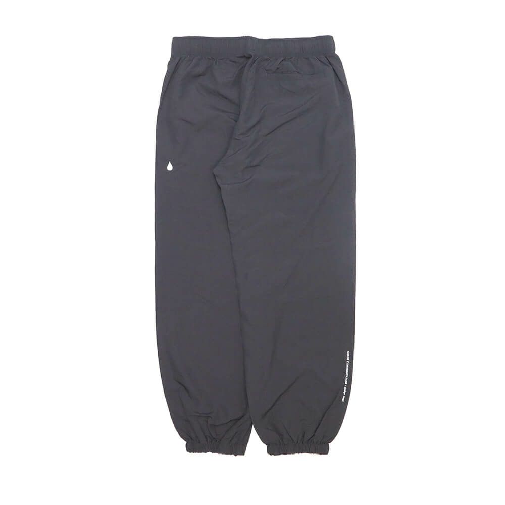 COLOR COMMUNICATIONS PANTS カラーコミュニケーションズ パンツ ジーンズ DRIP EMB LETTER NYLON CHARCOAL スケートボード スケボー 
