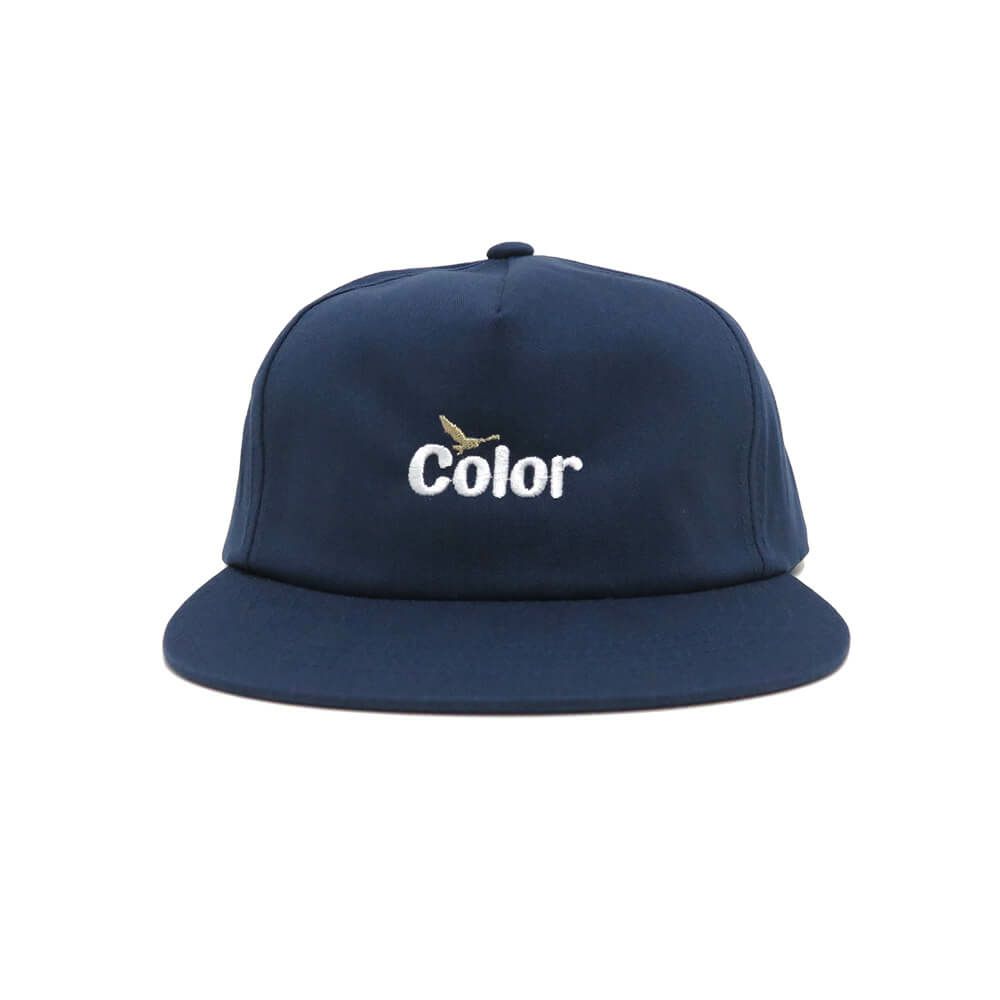 COLOR COMMUNICATIONS CAP カラーコミュニケーションズ キャップ WAWA OWL EMB UNSTRUCTURED NAVY スケートボード スケボー 1