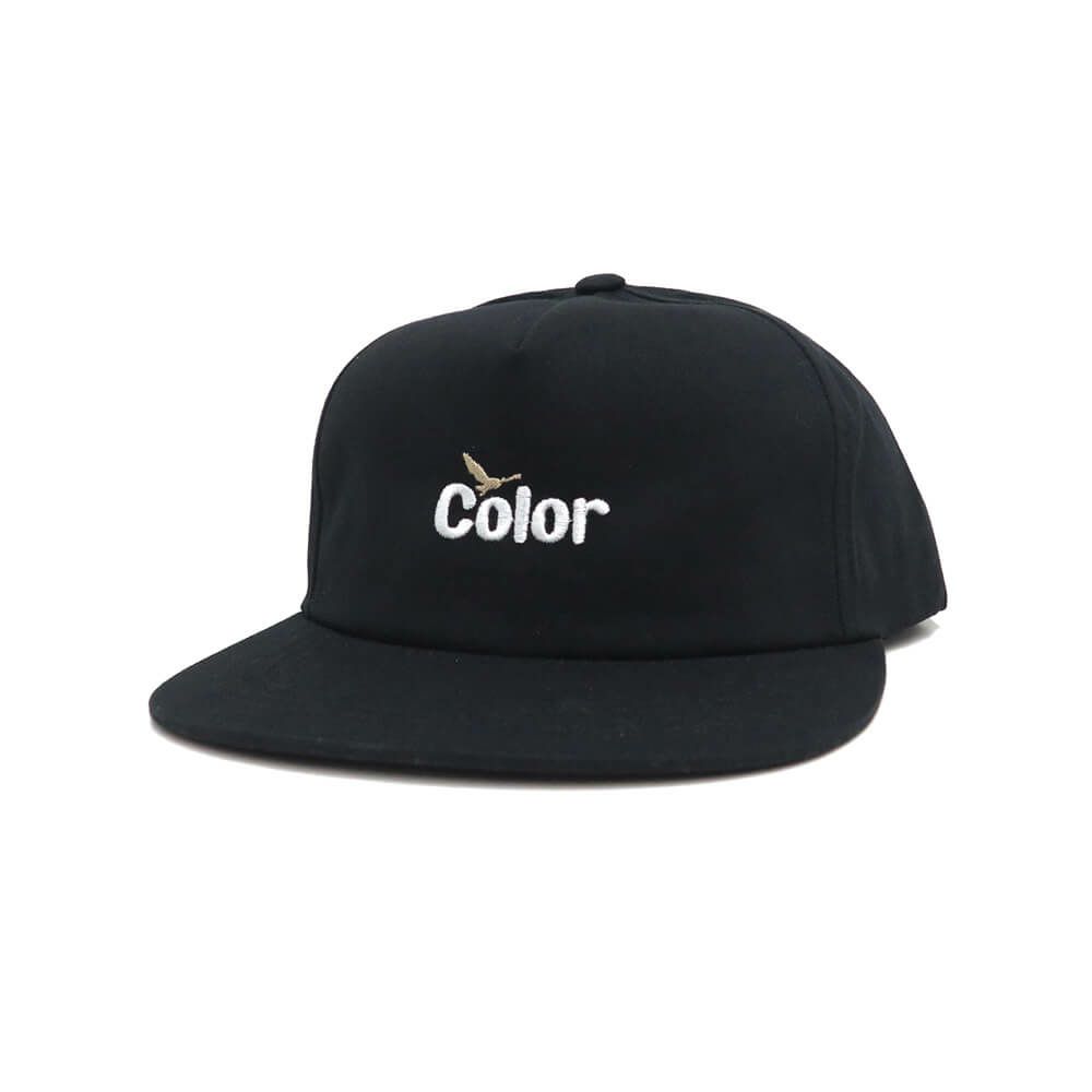 COLOR COMMUNICATIONS CAP カラーコミュニケーションズ キャップ WAWA OWL EMB UNSTRUCTURED BLACK スケートボード スケボー 