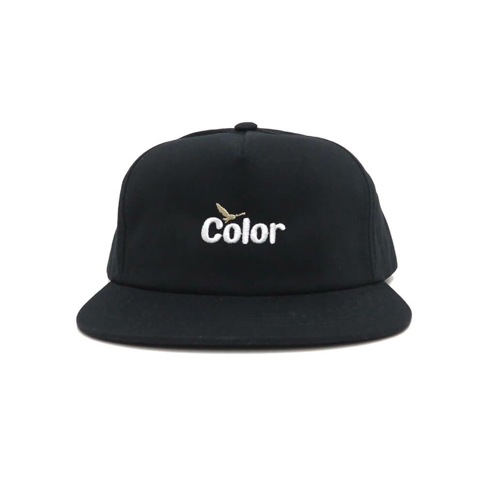 COLOR COMMUNICATIONS CAP カラーコミュニケーションズ キャップ WAWA OWL EMB UNSTRUCTURED BLACK スケートボード スケボー 1