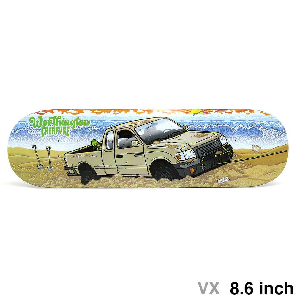 CREATURE DECK クリーチャー デッキ JOHN WORTHINGTON PARADISE VX 8.6 スケートボード スケボー 1