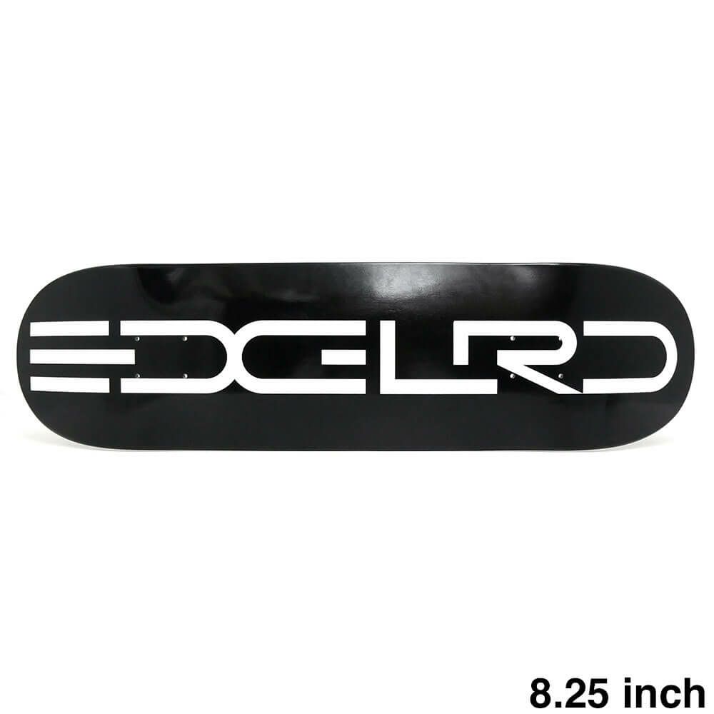 EDGLRD DECK エッジロード デッキ TEAM TECH SCRIPT BLACK/WHITE 8.25 スケートボード スケボー 1