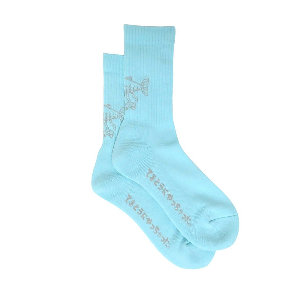 CHAOS FISHING CLUB SOCKS カオスフィッシングクラブ ソックス 靴下 1 PAC OSAKANAKUN ICE GREEN スケートボード スケボー 3