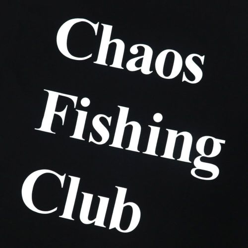 CHAOS FISHING CLUB T-SHIRT カオスフィッシングクラブ Tシャツ LOGO BLACK スケートボード スケボー 3