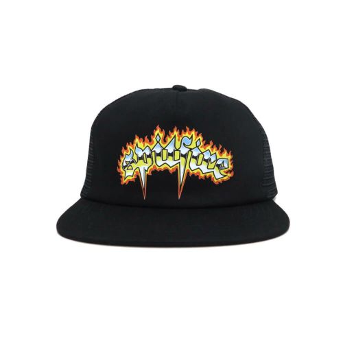 SPITFIRE MESHCAP スピットファイヤー メッシュキャップ CHROME VENOM SNAPBACK BLACK スケートボード スケボー 1