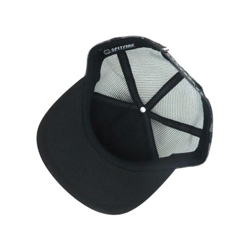 SPITFIRE MESHCAP スピットファイヤー メッシュキャップ CHROME VENOM SNAPBACK BLACK スケートボード スケボー 3