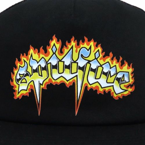 SPITFIRE MESHCAP スピットファイヤー メッシュキャップ CHROME VENOM SNAPBACK BLACK スケートボード スケボー 4