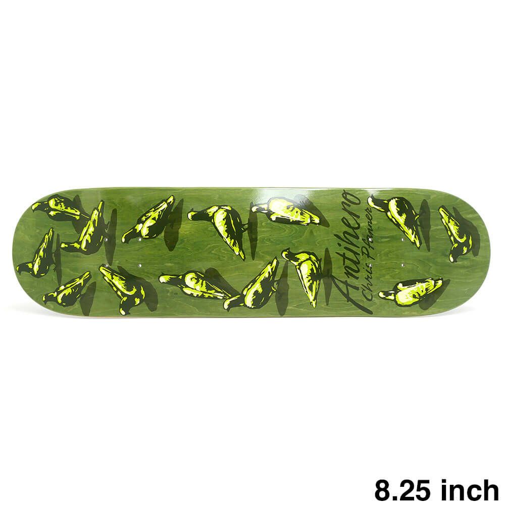 ANTIHERO DECK アンチヒーロー デッキ CHRIS PFANNER DAWN OF THE PIGEON GREEN STAIN 8.25 スケートボード スケボー 1