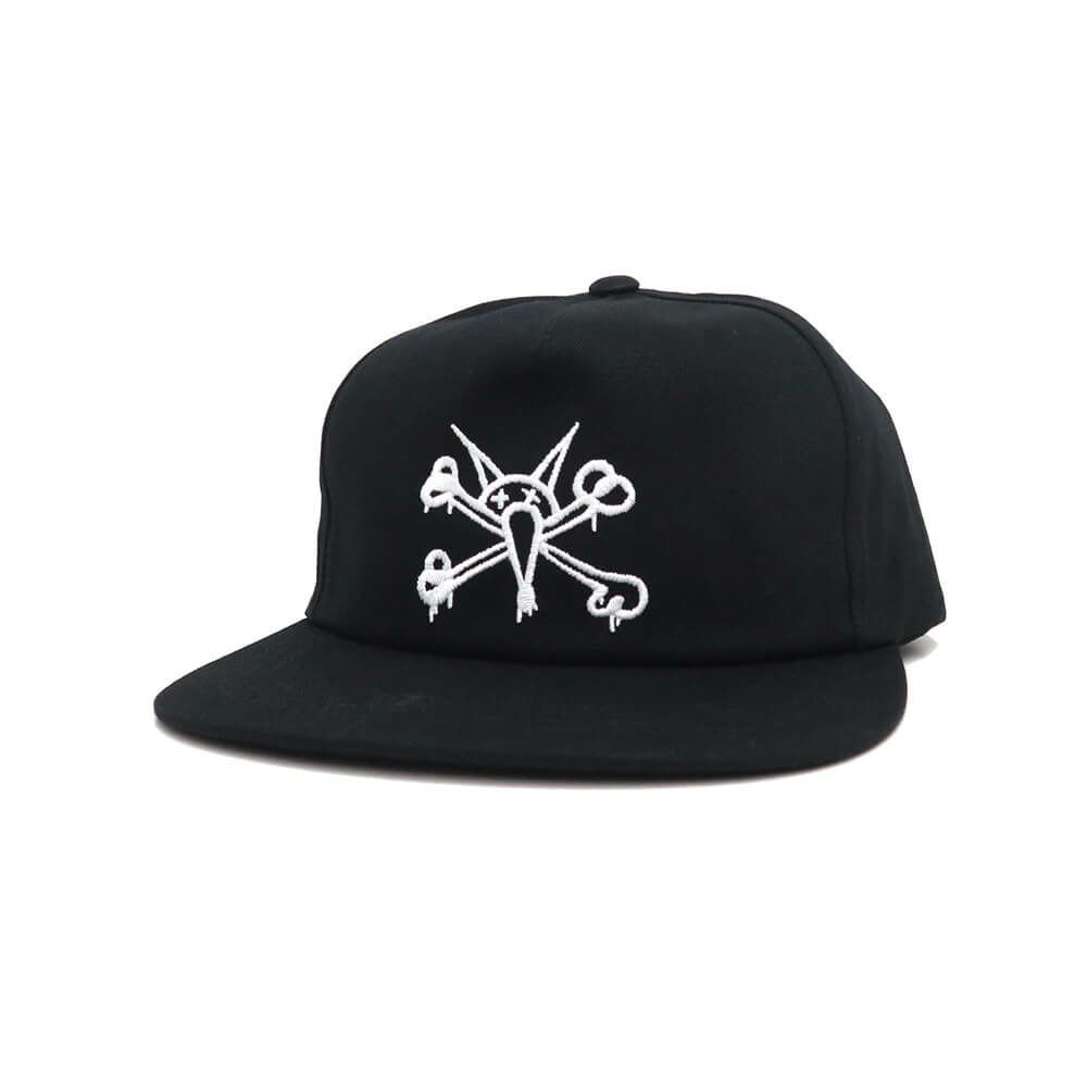 POWELL PERALTA CAP パウエルペラルタ キャップ VATO RAT SNAPBACK BLACK スケートボード スケボー 