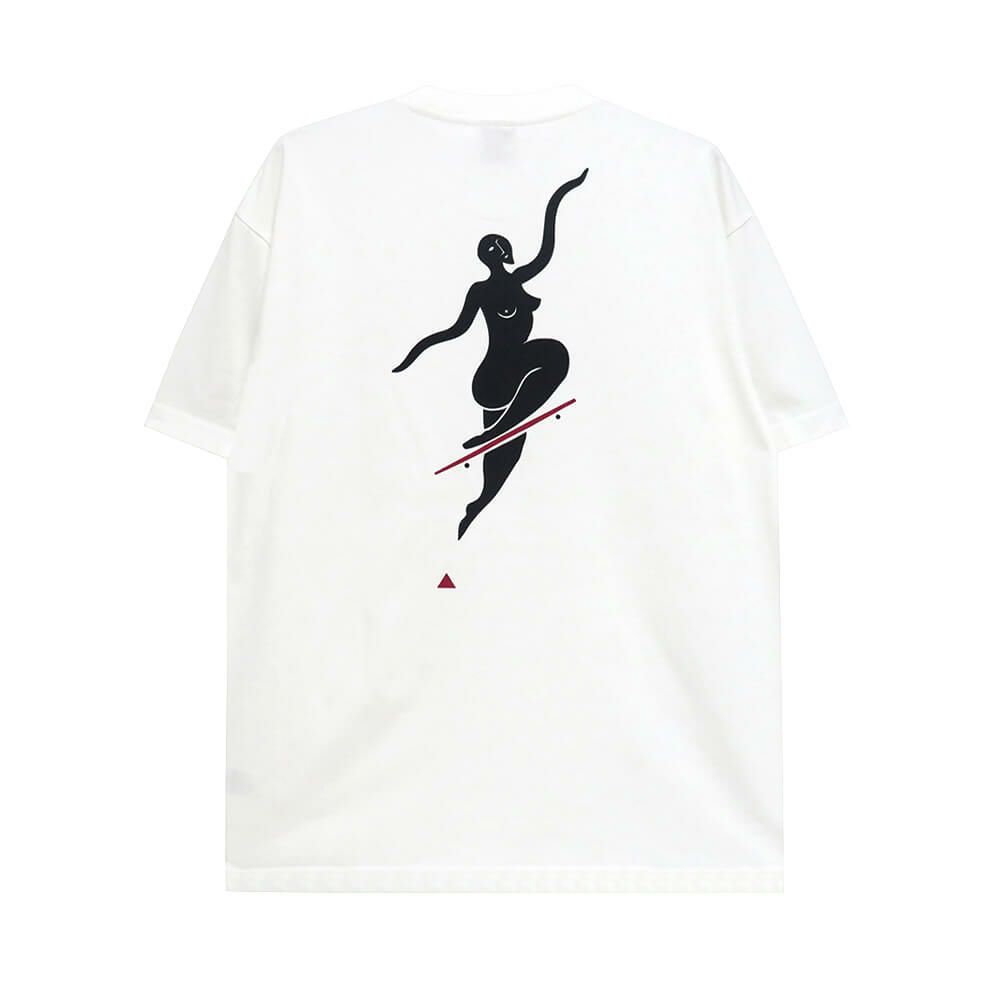 POLAR T-SHIRT ポーラー Tシャツ NO COMPLY WHITE スケートボード スケボー 