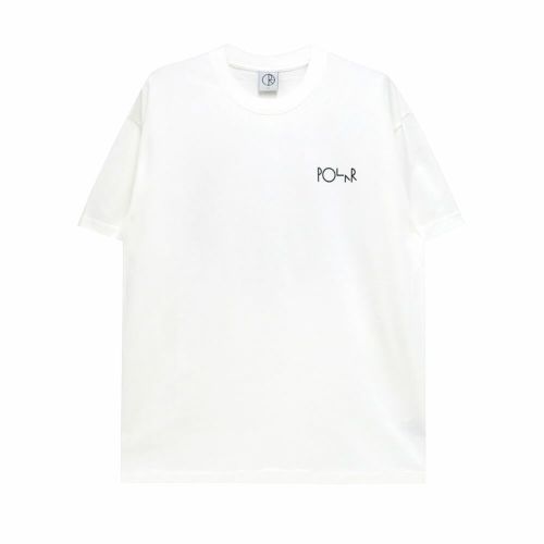 POLAR T-SHIRT ポーラー Tシャツ KLEZ FILL LOGO WHITE スケートボード スケボー 1