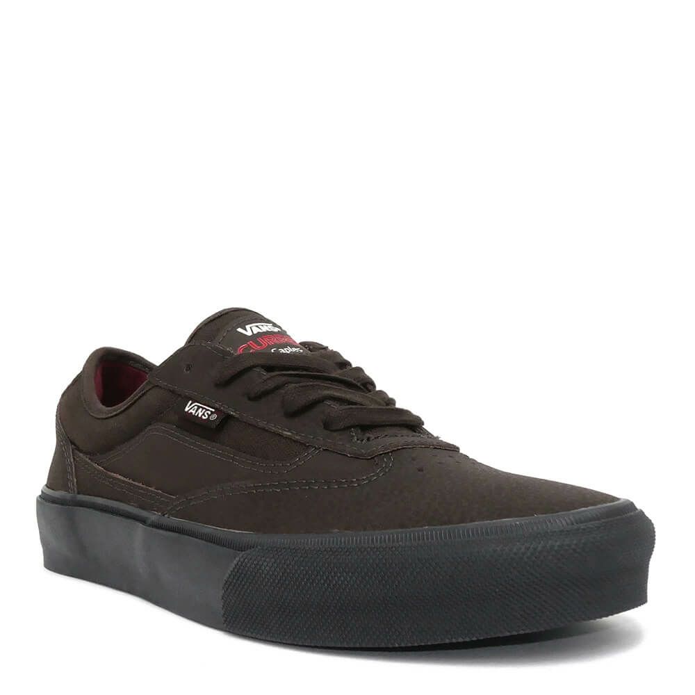 VANS SHOES バンズ シューズ スニーカー SKATE CURREN CAPLES DARK BROWN（US企画） スケートボード スケボー　1