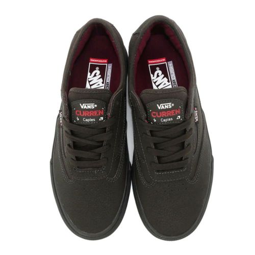 VANS SHOES バンズ シューズ スニーカー SKATE CURREN CAPLES DARK BROWN（US企画） スケートボード スケボー　2