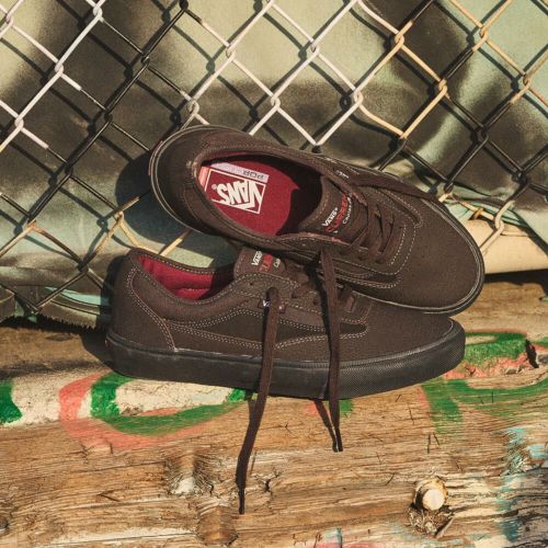 VANS SHOES バンズ シューズ スニーカー SKATE CURREN CAPLES DARK BROWN（US企画） スケートボード スケボー　10