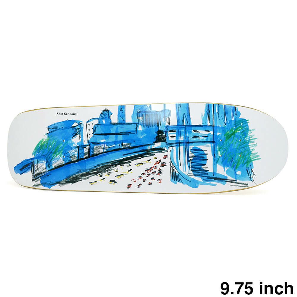 POLAR DECK ポーラー デッキ SHIN SANBONGI SHIN CITY 9.75 DANE 1 SHAPE スケートボード スケボー 1