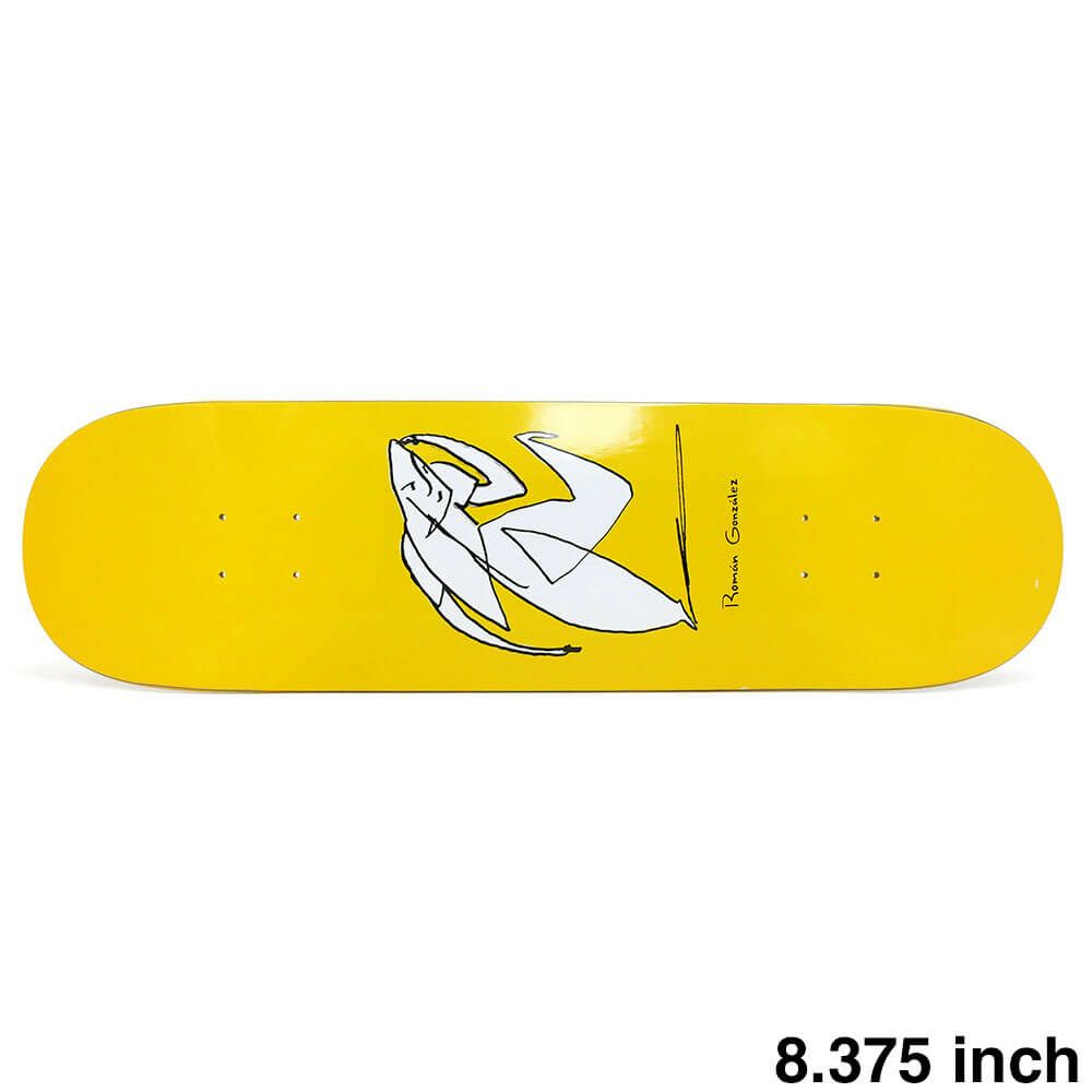 POLAR DECK ポーラー デッキ ROMAN GONZALEZ STAY IN MOTION YELLOW 8.375 スケートボード スケボー 1
