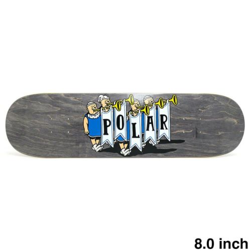 POLAR DECK ポーラー デッキ TEAM TRUMPETS BLACK STAIN 8.0 スケートボード スケボー 1