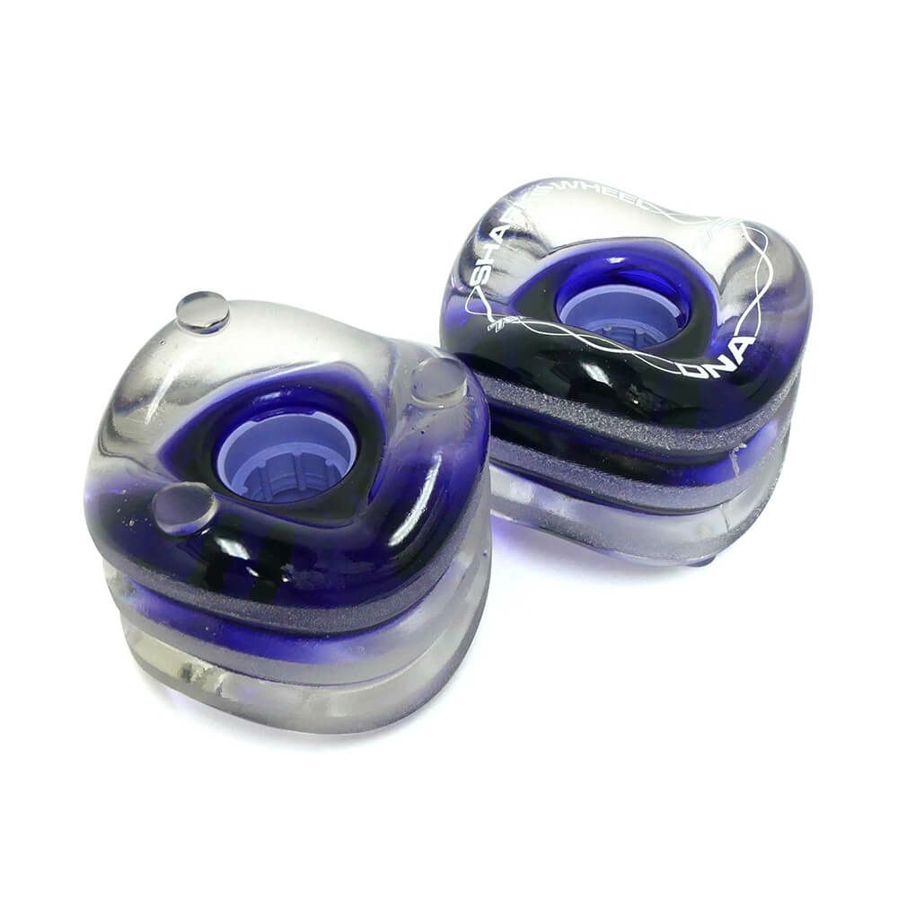 SHARK WHEEL シャークウィール ソフトウィール（クルーザー） DNA（78A）CLEAR PURPLE HUB 72mm スケートボード スケボー 2
