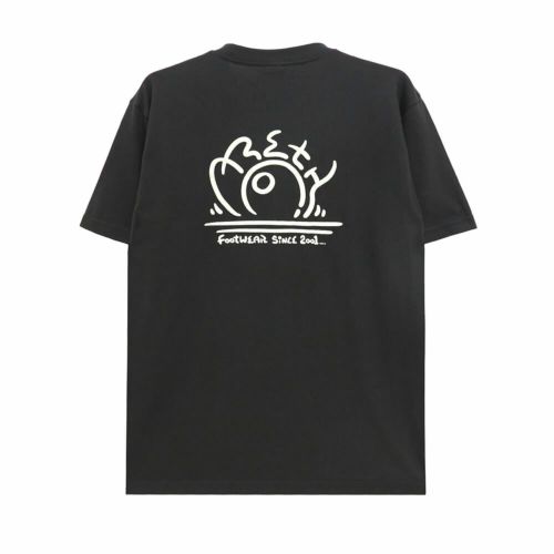 ARETH T-SHIRT アース Tシャツ SUN LOGO SUMI BLACK スケートボード スケボー 