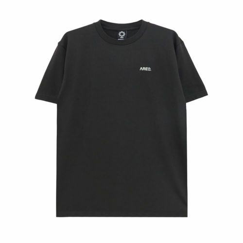 ARETH T-SHIRT アース Tシャツ SUN LOGO SUMI BLACK スケートボード スケボー 1