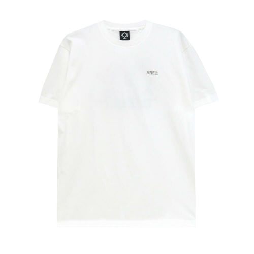 ARETH T-SHIRT アース Tシャツ SUN LOGO WHITE スケートボード スケボー 1