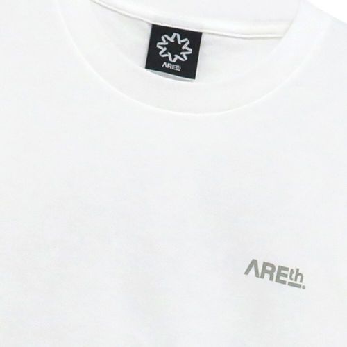 ARETH T-SHIRT アース Tシャツ SUN LOGO WHITE スケートボード スケボー 2