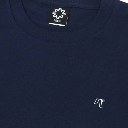 ARETH T-SHIRT アース Tシャツ LOGO NAVY スケートボード スケボー 2