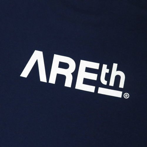ARETH T-SHIRT アース Tシャツ LOGO NAVY スケートボード スケボー 3