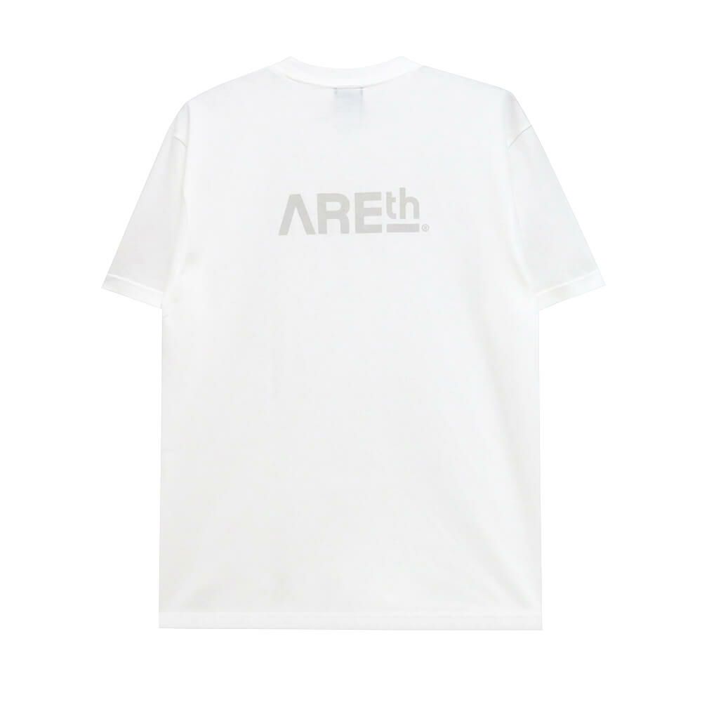 ARETH T-SHIRT アース Tシャツ LOGO WHITE スケートボード スケボー 