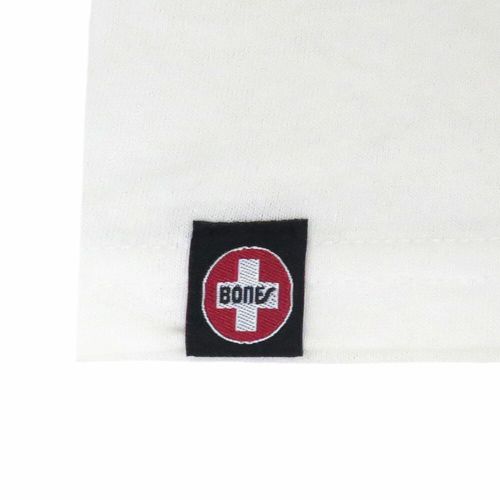 BONES T-SHIRT ボーンズ Tシャツ SWISS CIRCLE WHITE スケートボード スケボー 2