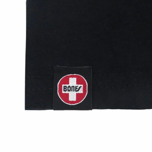 BONES T-SHIRT ボーンズ Tシャツ SWISS CIRCLE BLACK スケートボード スケボー 2