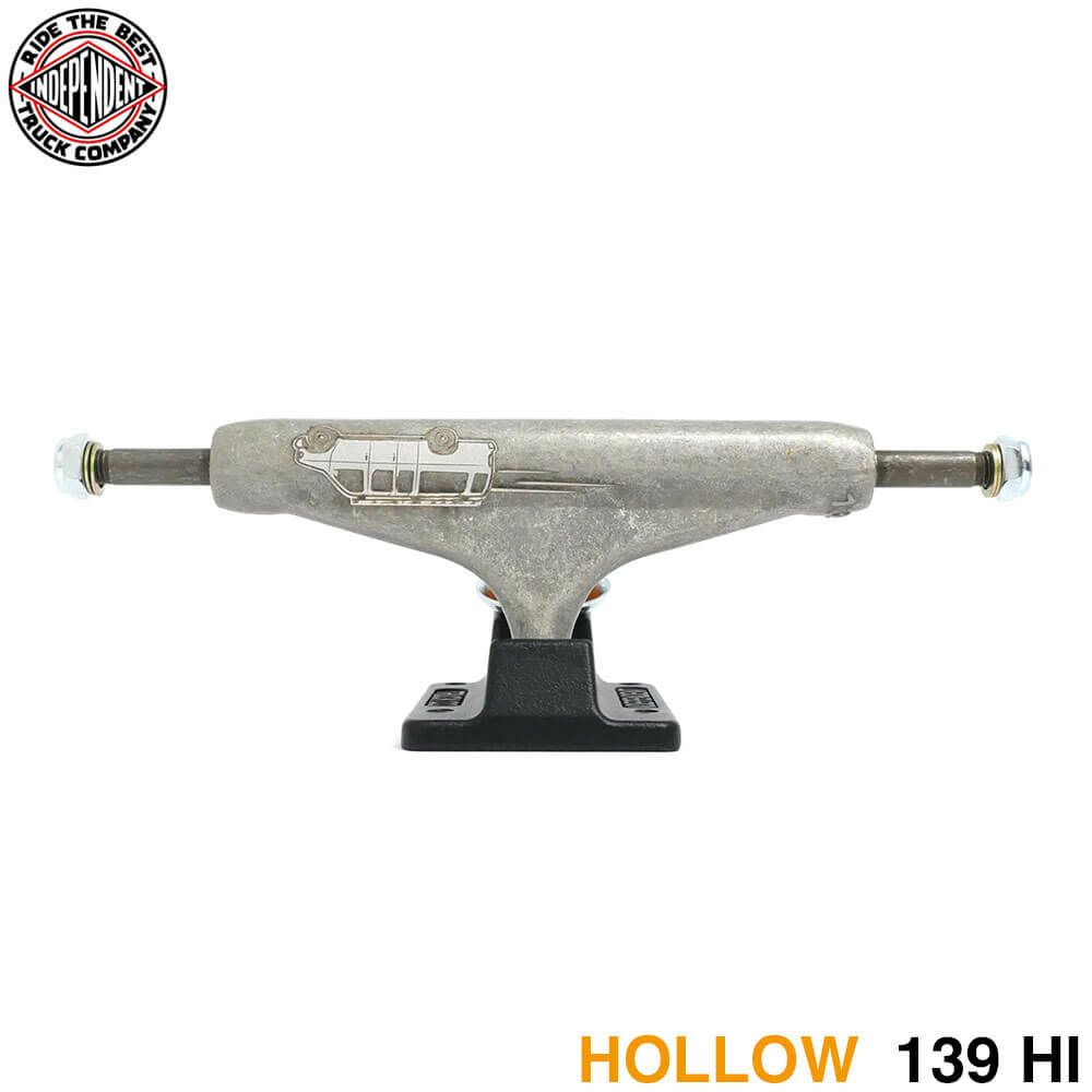 INDEPENDENT TRUCK インディペンデント トラック STAGE 11 HOLLOW BRADEN HOBAN 139 HI（STANDARD） シルバー/黒 スケートボード スケボー 1