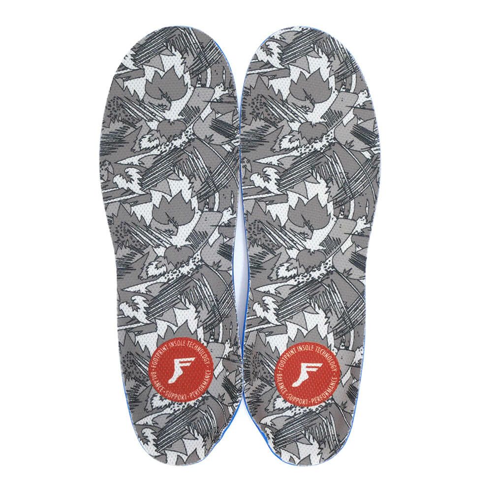 脅威の衝撃吸収 FOOTPRINT INSOLE フットプリント インソール KINGFOAM ORTHOTICS ELITE PRO FLUID X WHITE CAMO スケートボード スケボー 1