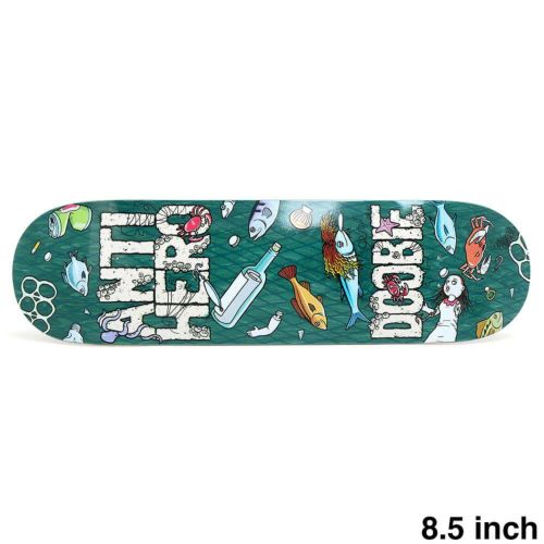 ANTIHERO DECK アンチヒーロー デッキ VICTOR PELLEGRIN（DOOBIE）CATCH OF THE DAY EMERALD STAIN 8.5 スケートボード スケボー 1