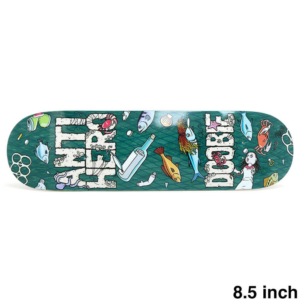 ANTIHERO DECK アンチヒーロー デッキ VICTOR PELLEGRIN（DOOBIE）CATCH OF THE DAY EMERALD STAIN 8.5 スケートボード スケボー 1