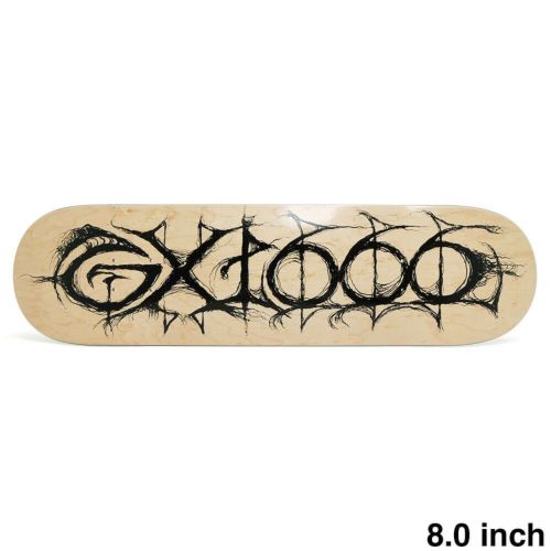GX1000 DECK ジーエックス1000 デッキ TEAM DINO NATURAL VENEER 8.0 スケートボード スケボー 1
