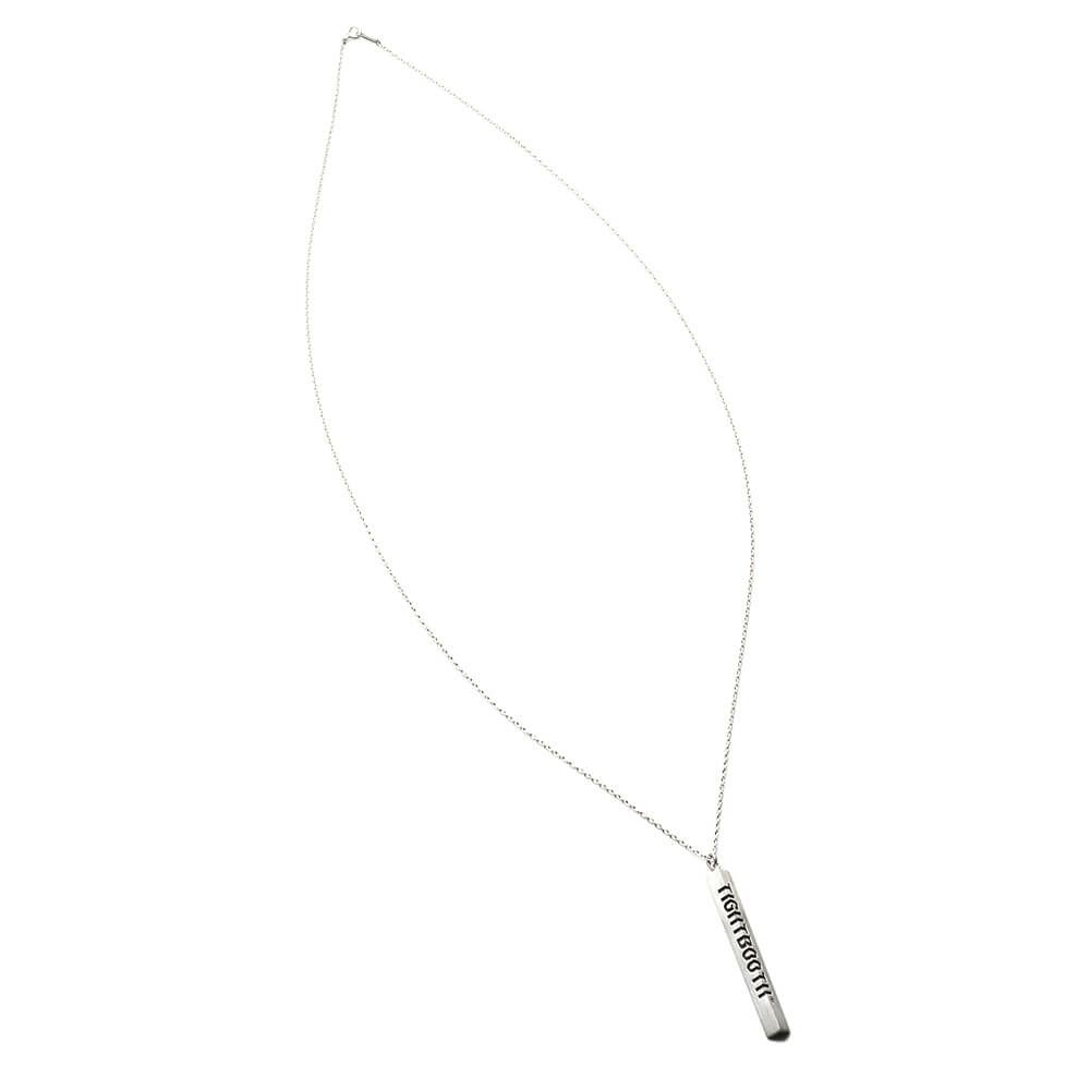 TIGHTBOOTH（TBPR）NECKLACE タイトブース ネックレス ANGLE IRON NECKLACE SILVER スケートボード スケボー 1