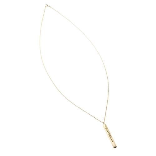 TIGHTBOOTH（TBPR）NECKLACE タイトブース ネックレス ANGLE IRON NECKLACE BRASS GOLD PLATED スケートボード スケボー 1