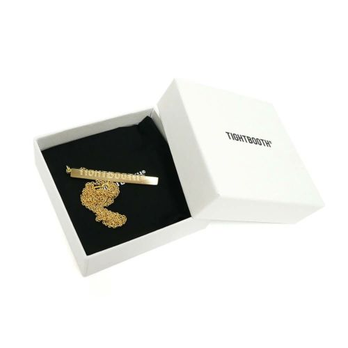 TIGHTBOOTH（TBPR）NECKLACE タイトブース ネックレス ANGLE IRON NECKLACE BRASS GOLD PLATED スケートボード スケボー 4
